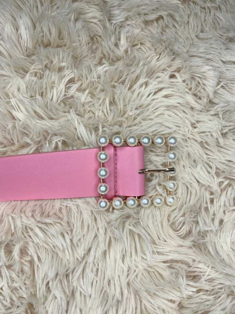 Cinturón Perlas Cuadrado