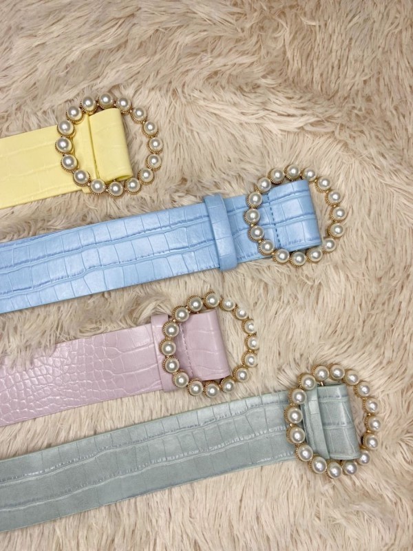 Cinturón Perlas Redondo